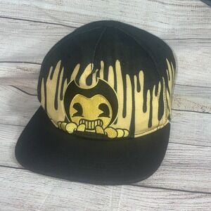 Bendy and the Ink Machine Hat Cap  Black Yellow Who's Laughing Now Snapback 2018
